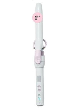 Mane by Mane Addicts 1" White and Light Pink Curling Iron